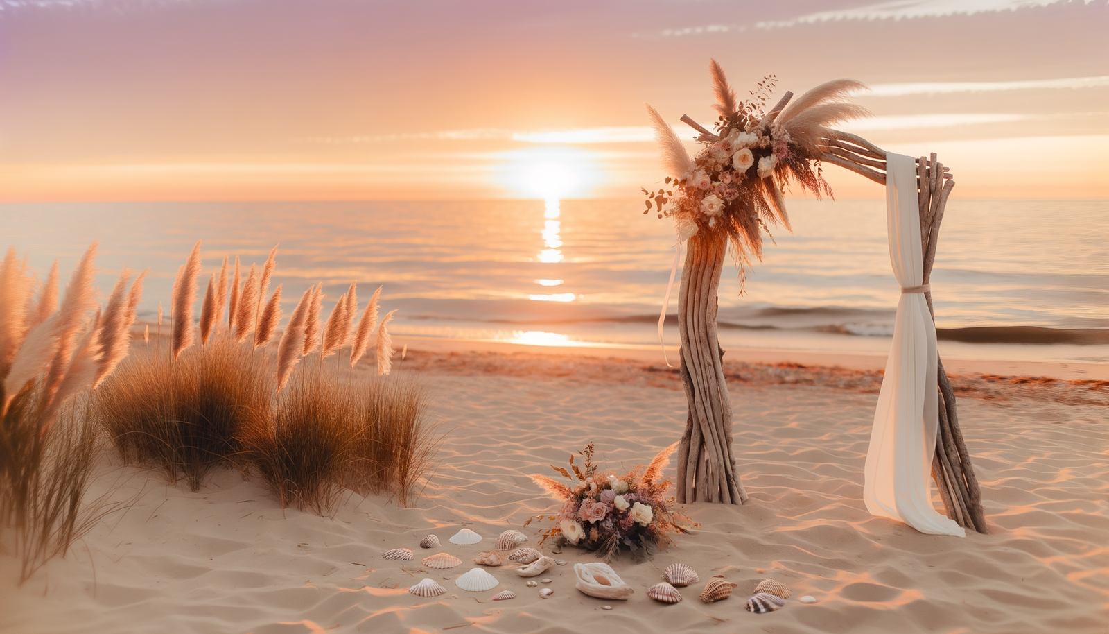 symbolic beach ceremony in Hurghada